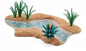 Игровой набор - Ручей и кустарники (Schleich, 42255k)